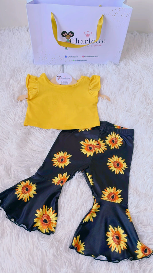 POLERA Y PANTALÓN FLARE 🌻